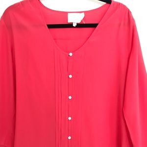 Yumi Kim size large coral blouse